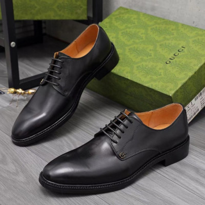 Gucci 2022 Mens Leather Shoes -  구찌 2022 남성용 레더 슈즈 GUCS1047,Size(240 - 275).블랙