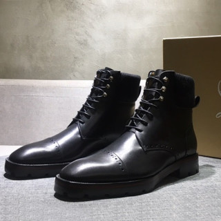 Christian Loubutin  2020 Mens Leather Boots - 크리스챤루부탱 2020 남성용 레더 부츠 CLS0082,Size(245 - 275).블랙