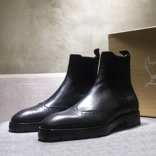 Christian Loubutin  2020 Mens Leather Boots - 크리스챤루부탱 2020 남성용 레더 부츠 CLS0083,Size(245 - 275).블랙