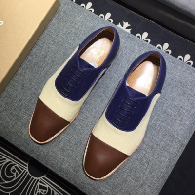 Christian Loubutin 2020 Mens Leather Shoes - 크리스챤루부탱 2020 남성용 레더 슈즈 ,CLS0085.Size(245 - 275).브라운베이지블루