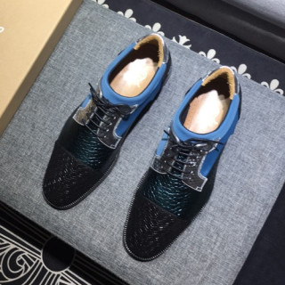 Christian Loubutin 2020 Mens Leather Shoes - 크리스챤루부탱 2020 남성용 레더 슈즈 ,CLS0087.Size(245 - 275).블랙블루
