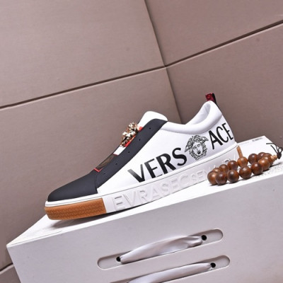 Versace 2020 Mens Leather Sneakers - 베르사체 2020 남성용 레더 스니커즈 VERS0478,Size (240 - 270).화이트