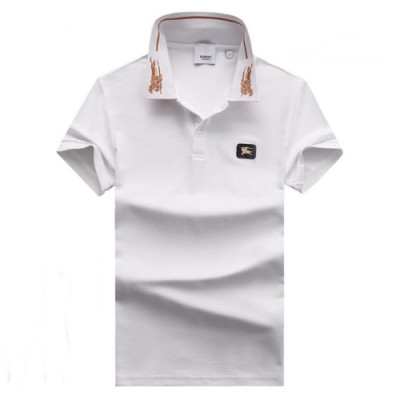 [버버리]Burberry 2020 Mens Logo Cotton Polo Short Sleeved Tshirts - 버버리 2020 남성 로고 코튼 폴로 반팔티 Bur02425x.Size(m - 3xl).화이트