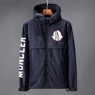 [몽클레어]Moncler 2020 Mens Logo Casual Windproof Jackets - 몽클레어 2020 남성 로고 캐쥬얼 방풍 자켓 Moc01585x.Size(m - 2xl).네이비