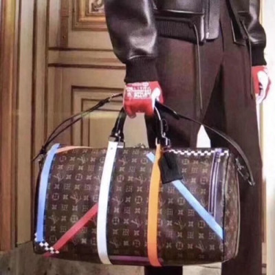 Louis Vuitton 2020 Keepall Bag,50cm - 루이비통 2020 키폴 남여공용 여행가방,M43818,LOUB1958,50cm,브라운