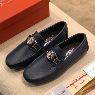 Ferragamo  2020 Mens Leather Loafer - 페라가모 2020 남성용 레더 로퍼 FGMS0373,Size(240 - 280).네이비