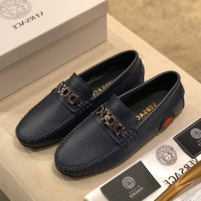 Versace  2020 Mens Leather Loafer - 베르사체 2020 남성용 레더 로퍼 VERS0484,Size(240 - 280).네이비