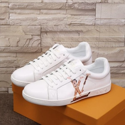 Louis Vuitton 2020 Mm  / Wm Leather Sneakers - 루이비통 2020 남여공용 레더 스니커즈 LOUS1042,Size(225 - 270).화이트