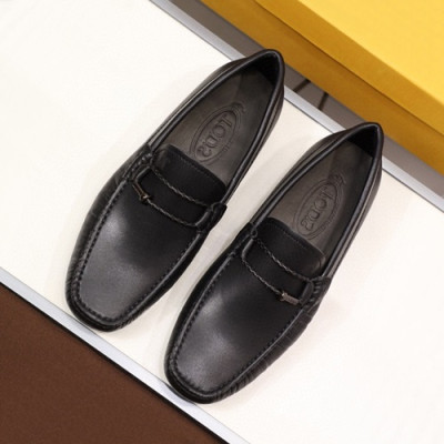 Tod's 2020 Mens Leather Loafer - 토즈 2020 남성용 레더 로퍼 TODS0084.Size(240 - 270).블랙