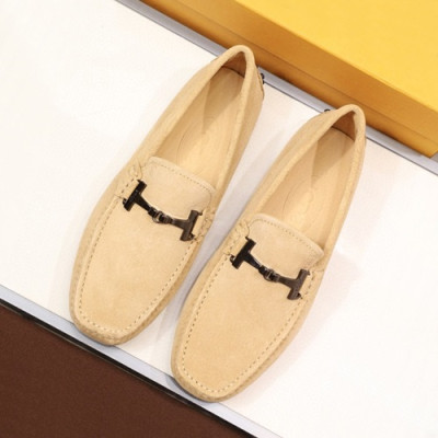 Tod's 2020 Mens Leather Loafer - 토즈 2020 남성용 레더 로퍼 TODS0088.Size(240 - 270).베이지