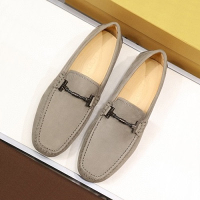 Tod's 2020 Mens Leather Loafer - 토즈 2020 남성용 레더 로퍼 TODS0089.Size(240 - 270).그레이