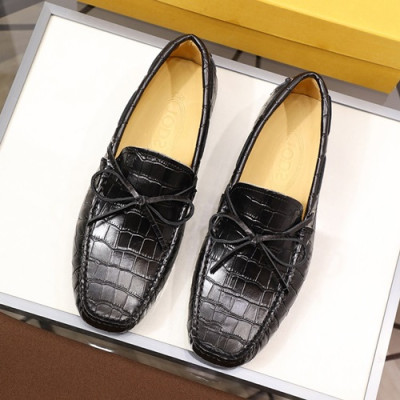 Tod's 2020 Mens Leather Loafer - 토즈 2020 남성용 레더 로퍼 TODS0094.Size(240 - 270).블랙