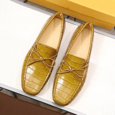 Tod's 2020 Mens Leather Loafer - 토즈 2020 남성용 레더 로퍼 TODS0095.Size(240 - 270).카키