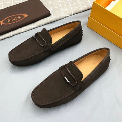 Tod's 2020 Mens Leather Loafer - 토즈 2020 남성용 레더 로퍼 TODS0109.Size(240 - 270).브라운