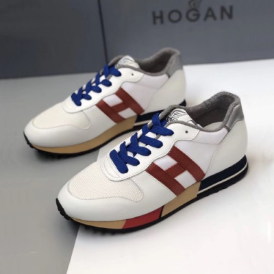 Hogan 2020 Mens Leather Sneakers - 호간 2020 남성용 레더 스니커즈 HOGS0043,Size(245 - 265).화이트
