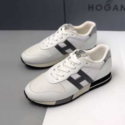 Hogan 2020 Mens Leather Sneakers - 호간 2020 남성용 레더 스니커즈 HOGS0044,Size(245 - 265).화이트