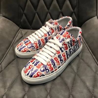 Kenzo 2020 Mens Leather Sneakers - 겐조 2020 남성용 레더 스니커즈,KENS0045,Size(240-270),화이트