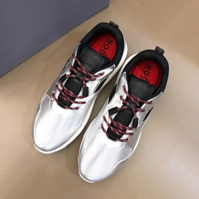 Hogan 2020 Mens Leather Sneakers - 호간 2020 남성용 레더 스니커즈 HOGS0047,Size(245 - 265).실버