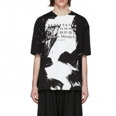 [메종 마르지엘라]Maison margiela 2020 Mens Deserve Printing Cotton Short Sleeved Tshirts - 메종 마르지엘라 2020 남성 프린팅 코튼 반팔티 Mai0015x.Size(s - l).블랙