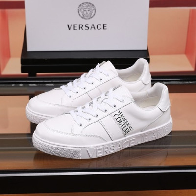 Versace 2020 Mens Leather Sneakers - 베르사체 2020 남성용 레더 스니커즈 VERS0491,Size (240 - 270).화이트