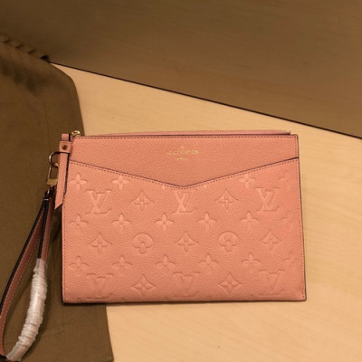 Louis Vuitton 2020 Melanie Pochette Leather Clutch Bag,23cm- 루이비통 2020 포쉐트 멜라니 레더 클러치백,M68705,LOUB1983,23cm,핑크