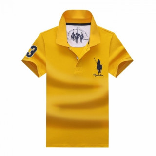 [폴로]Polo 2020 Mens Logo Cotton Polo Short Sleeved Tshirs - 폴로 2020 남성 로고 코튼 폴로 반팔티 Pol0049x.Size(m - 3xl).옐로우