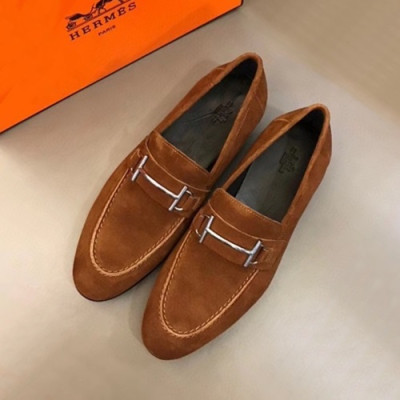 Hermes 2020 Mens Leather Loafer - 에르메스 2020 남성용 레더 로퍼 HERS0326,Size(240 - 275).브라운