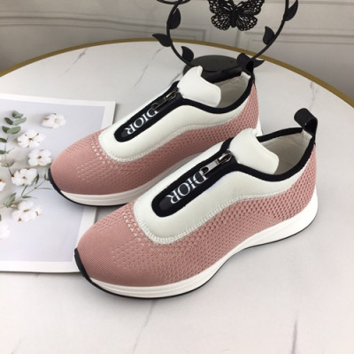 Dior 2020 Mm / Wm Knit Sneakers - 디올 2020 남여공용 니트 스니커즈 DIOS0180,Size(225 - 275).핑크