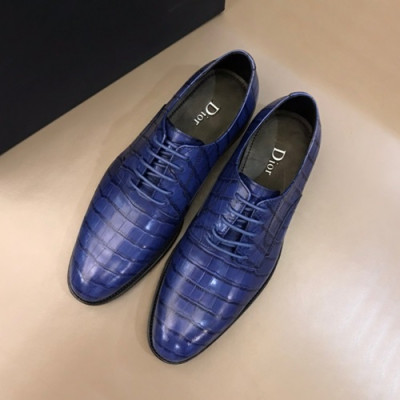 Dior 2020 Mens Leather Oxford Shoes  - 디올 2020 남성용 레더 옥스퍼드 슈즈 DIOS0189.Size (240 - 275).블루