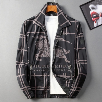 [버버리]Burberry 2020 Mens Classic Casual Jackets - 버버리 2020 남성 클래식 캐쥬얼 양면 자켓 Bur02477x.Size(m - 4xl).블랙