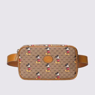 Gucci 2020 Supreme Hip Sack Belt Bag,24CM - 구찌 2020 수프림 남여공용 힙색 벨트백 602695,GUB1065,24CM,브라운