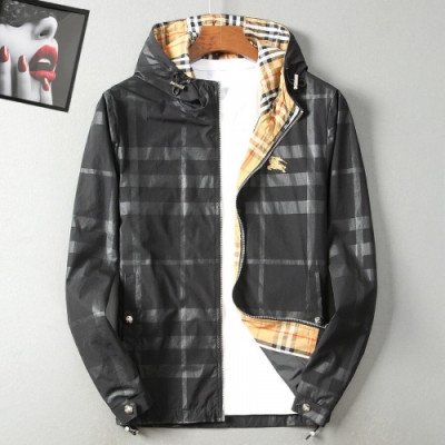 [버버리]Burberry 2020 Mens Classic Casual Jackets - 버버리 2020 남성 클래식 캐쥬얼 양면 자켓 Bur02487x.Size(m - 4xl).블랙