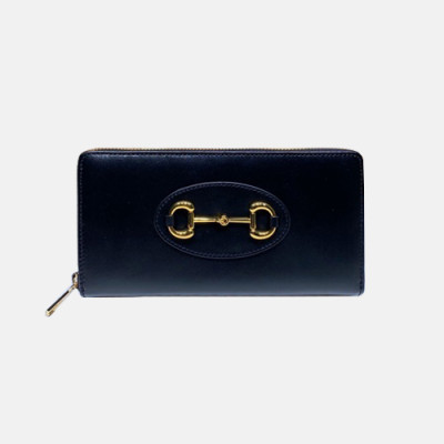 Gucci 2020 Ladies Leather Zip Round Wallet ,621889 - 구찌 2020 여성용 레더 지퍼 라운드 장지갑 ,GUW0142.Size(19cm).블랙