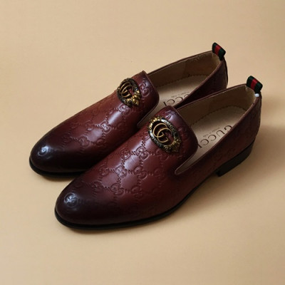 [업 신상]Gucci 2020 Mens Leather Shoes -  구찌 2020 남성용 레더 슈즈 GUCS1108,Size(240 - 270).레드브라운