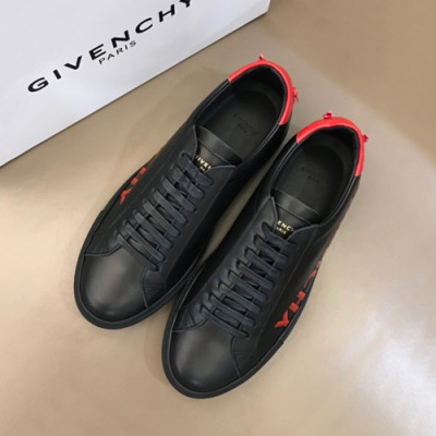 Givenchy 2020 Mens Leather Sneakers - 지방시 2020 남성용 레더 스니커즈,GIVS0096,Size(240 - 270).블랙