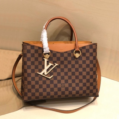 Louis Vuitton 2020 Riverside Tote Shoulder Bag,36cm - 루이비통 2020 리버사이드 토트 숄더백  N40050 ,LOUB2027,36cm,브라운