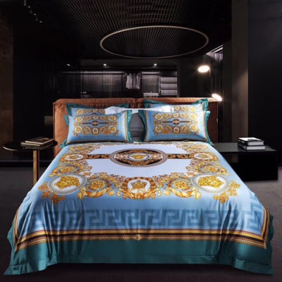 Versace 2020 Supima Cotton Bedding 4 Set - 베르사체 2020 수피마 코튼 4종 세트, BEDS0010,스카이블루