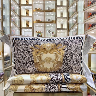 Versace 2020 Supima Cotton Bedding 4 Set - 베르사체 2020 수피마 코튼 4종 세트, BEDS0013,화이트