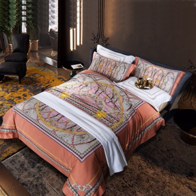 Versace 2020 Cotton Bedding 4 Set - 베르사체 2020 코튼 4종 세트, BEDS0023,핑크