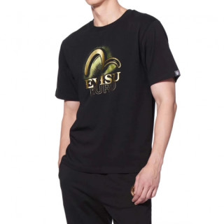 [에비수]Evisu 2020 Mens Evisukuro Cotton Short Sleeved Tshirts - 에비수 2020 남성 갈매기 코튼 반팔티 Evi0041x.Size(m -2xl).블랙