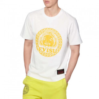 [에비수]Evisu 2020 Mens Evisukuro Cotton Short Sleeved Tshirts - 에비수 2020 남성 갈매기 코튼 반팔티 Evi0042x.Size(m -2xl).화이트