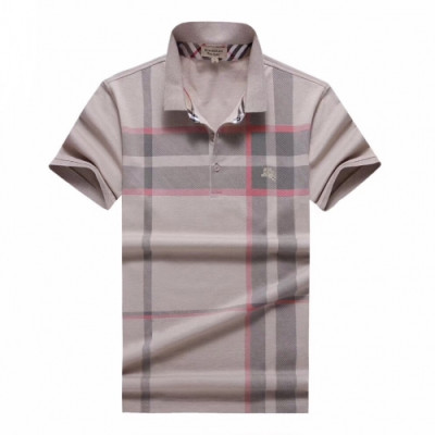 [버버리]Burberry 2020 Mens Logo Silket Short Sleeved Polo Tshirts - 버버리 2020 남성 로고 실켓 폴로 반팔티 Bur02512x.Size(m - 3xl).베이지