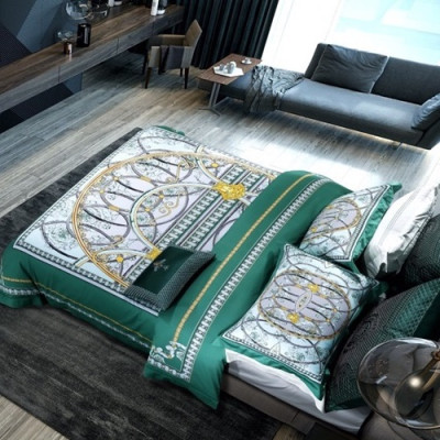 Versace 2020 Supima Cotton Bedding 4 Set - 베르사체 2020 수피마 코튼 4종 세트, BEDS0043,그린