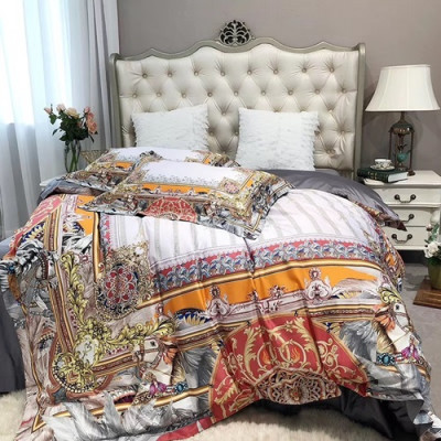 Hermes 2020 Supima Cotton Bedding 4 Set - 에르메스 2020 수피마 코튼 4종 세트, BEDS0058,화이트