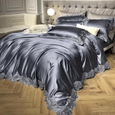 Versace 2020 Supima Cotton Bedding 4 Set - 베르사체 2020 수피마 코튼 4종 세트, BEDS0063,다크그레이