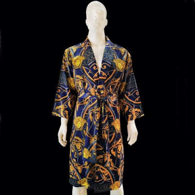 Versace 2020 Mm / Wm Georgette Pajamas - 베르사체 2020 남여공용 조젯 파자마 PAJA0009.Size(M,L),블루