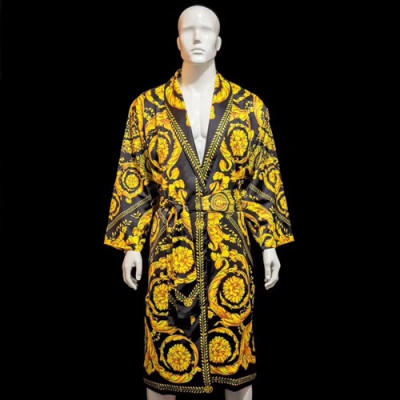 Versace 2020 Mm / Wm Georgette Pajamas - 베르사체 2020 남여공용 조젯 파자마 PAJA0010.Size(M,L),블랙옐로우