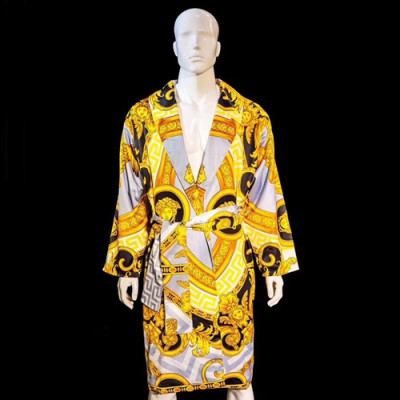 Versace 2020 Mm / Wm Georgette Pajamas - 베르사체 2020 남여공용 조젯 파자마 PAJA0014.Size(M,L),옐로우