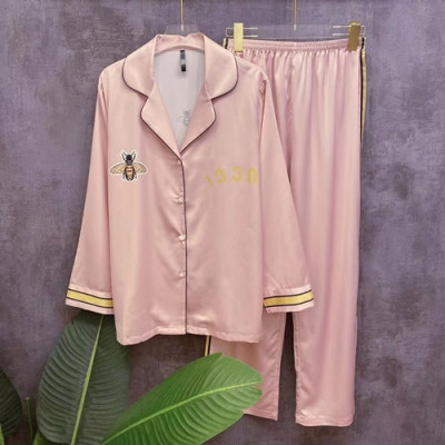 Gucci 2020 Womens Silk Pajamas - 구찌 2020 여성용 실크 파자마 PAJA0023.Size(XS,S,M),핑크