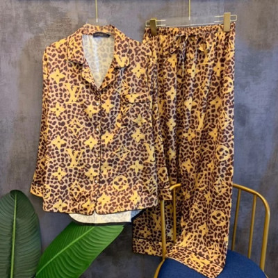 Louis Vuitton 2020 Womens Silk Pajamas - 루이비통 2020 여성용 실크 파자마 PAJA0031.Size(M,L),브라운